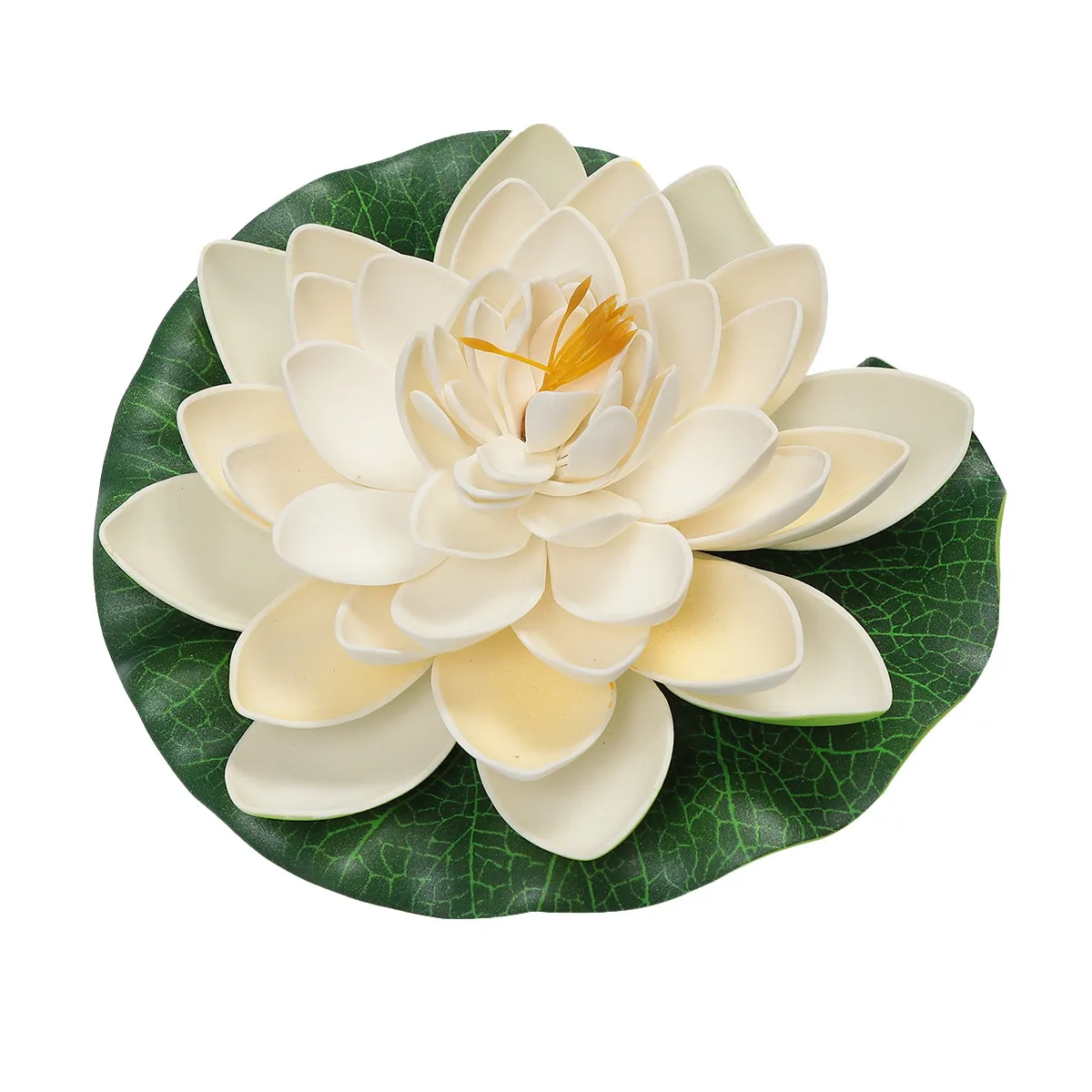10Pcs Vivid Floating Lotus Decor Set Eco Friendly No Water Needed Artificial Plants for Pond Fish Tank Patio Garden Party Water - view 5