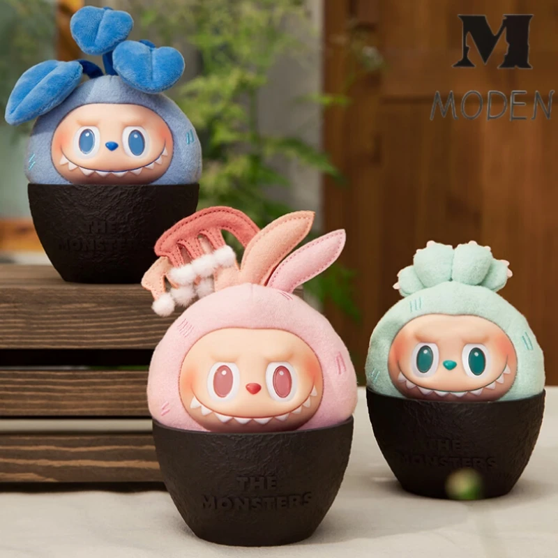 Original Labubu Potted Plant Series Naughtyplants Action Figures Cute Fashion Trendy Model Dolls Room Decoration Kids Gifts Toys