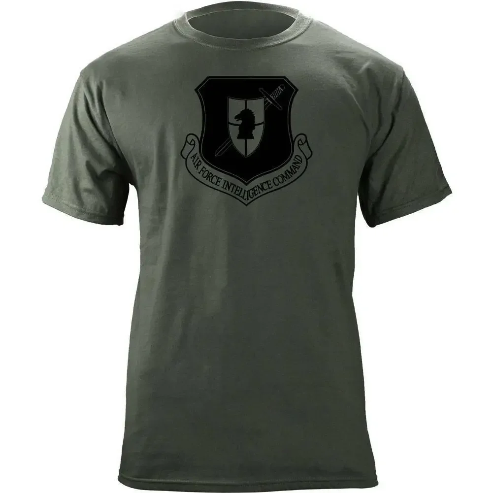 Summer Cotton O-Neck Short Sleeve Mens T Shirt New S-5xl Air Force Intelligence Command Subdued Veteran Patch Printed T-Shirt.