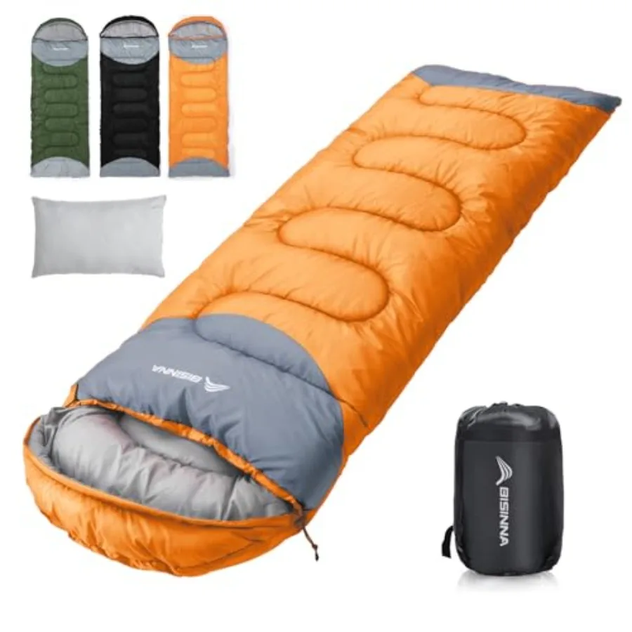 

0 Degree Winter Sleeping Bags 480GSM for Adults-Cold Weather Camping Sleeping Bag-Comfortable Warm Portable Sleeping Bags with