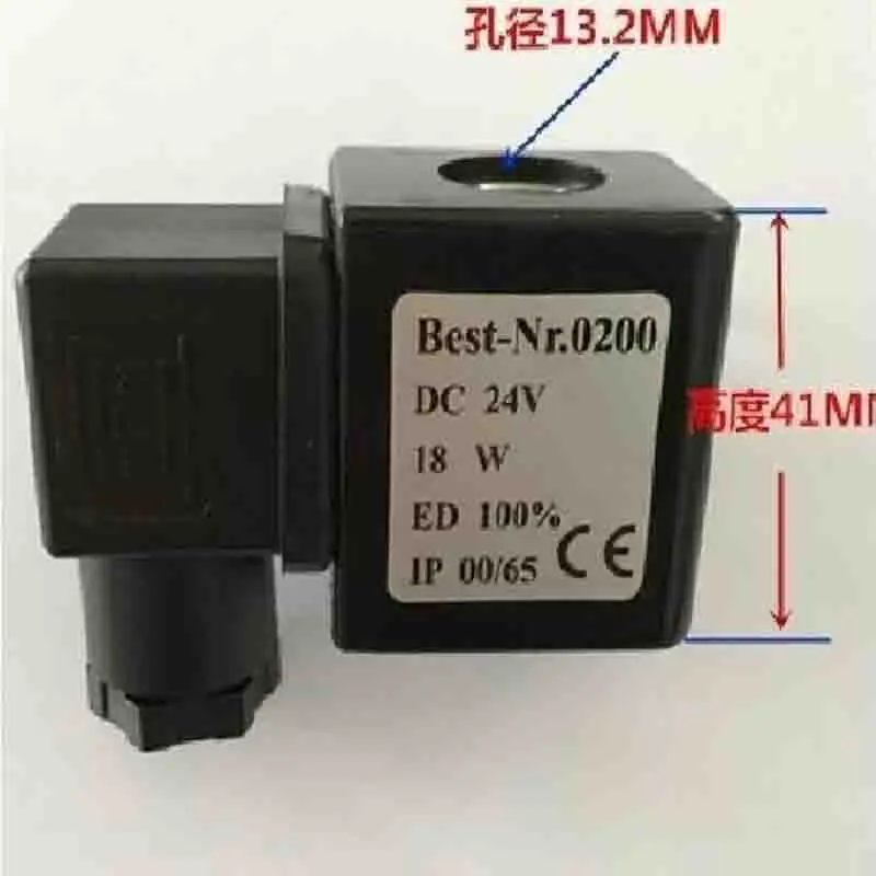 

Solenoid Valve Coil High-Quality Solenoid Valve Copper Coil 12vdc 24vdc Ac24v 36v 110v 220v 380v Inner Diameter 13mm Height 41m