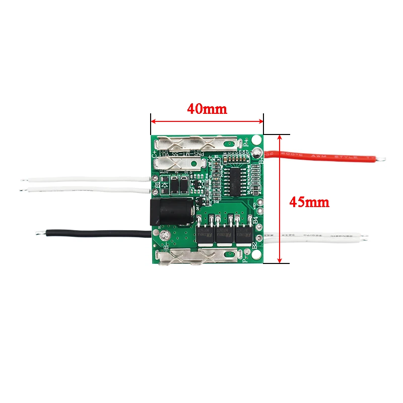 10*18650 Li-ion Battery Case Charge Protection Circuit Board PCB For Lomvum Zhipu Hongsong Jingmi BoDa For Makita 18V Shell Box