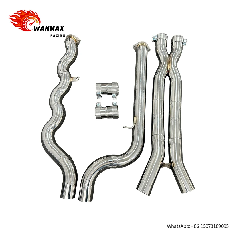 

Средняя выхлопная труба из нержавеющей стали 304SS для G82, равнодлинная