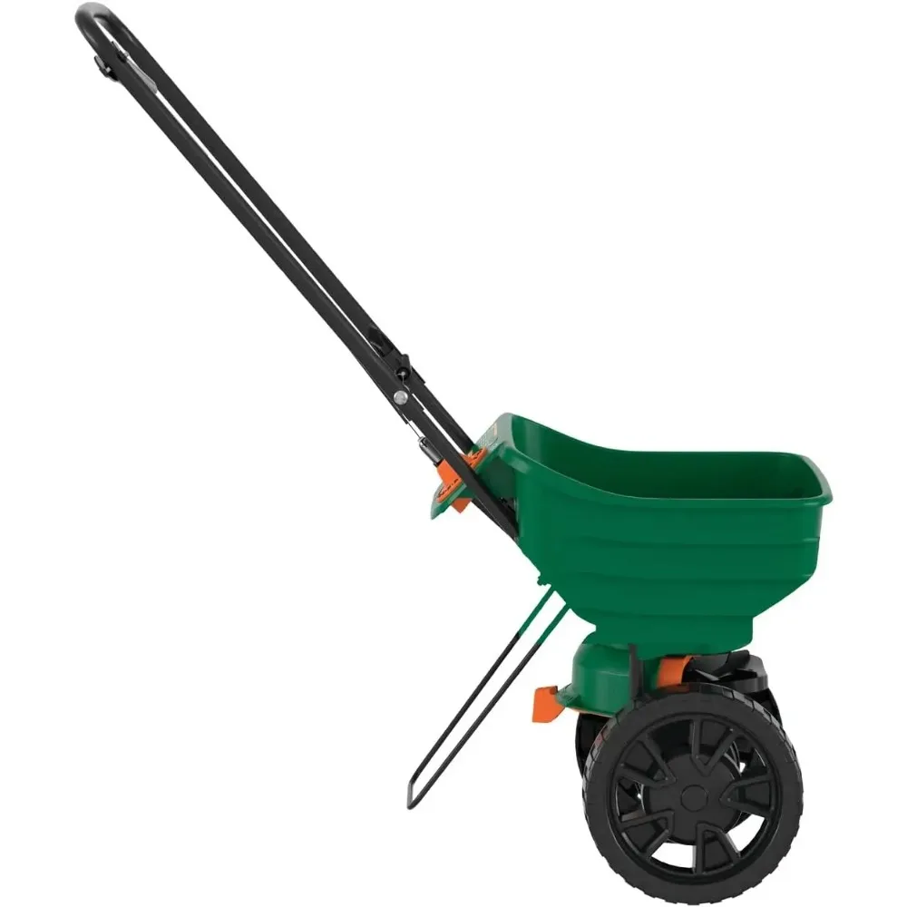 Turf Builder EdgeGuard Mini Broadcast Spreader for Seed,Fertilizer,Salt,Ice Melt, Holds up to 5,000 sq.ft. Product.Free Delivery image 4