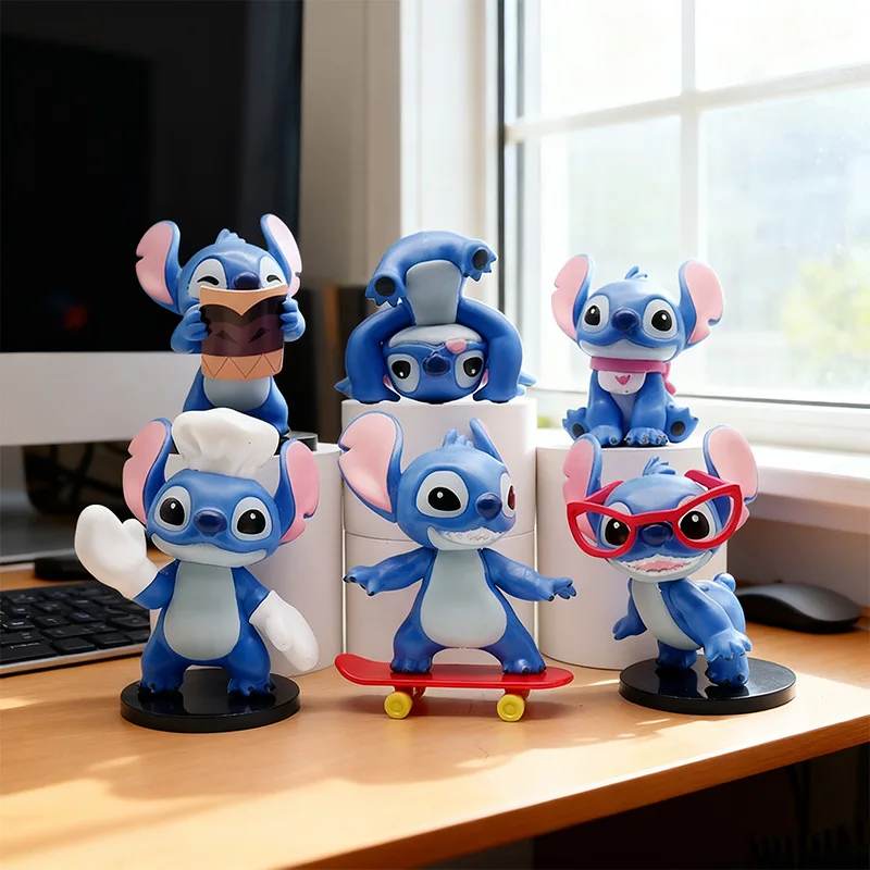 سلسلة غرزة جديدة من التماثيل صندوق أعمى دمية لطيفة سطح المكتب الحلي اللعب صندوق غامض هدايا مفاجأة عيد الميلاد #2