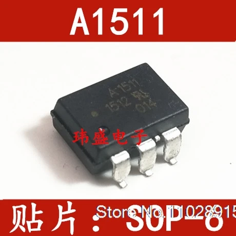 (5 PÇS/LOTE) ASSR-1511 HCPL-1511 A1511 SOP-6