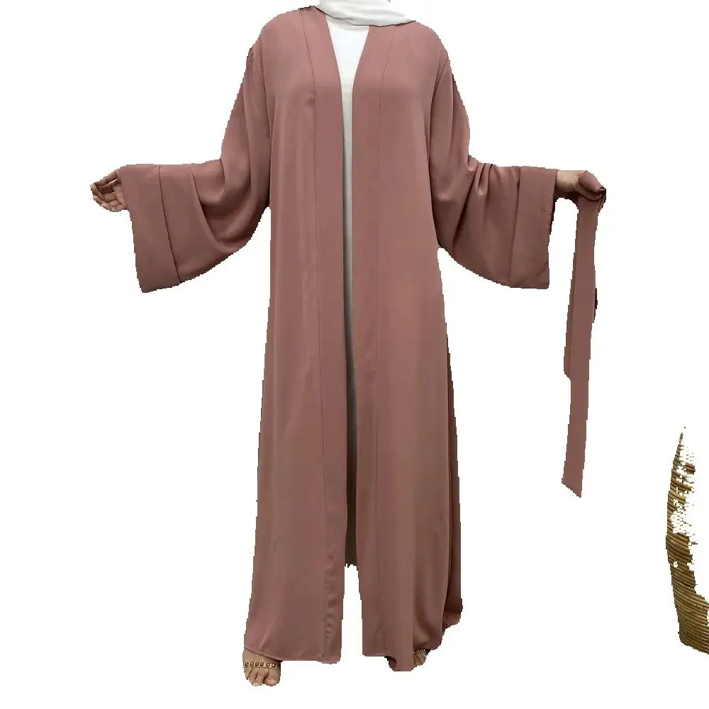 

Turkey Abaya Muslim Women Open Cardigan Long Maxi Dress Kimono Kaftan Arab Robes Eid Ramadan Islam Eid Party Dubai Robes Caftan