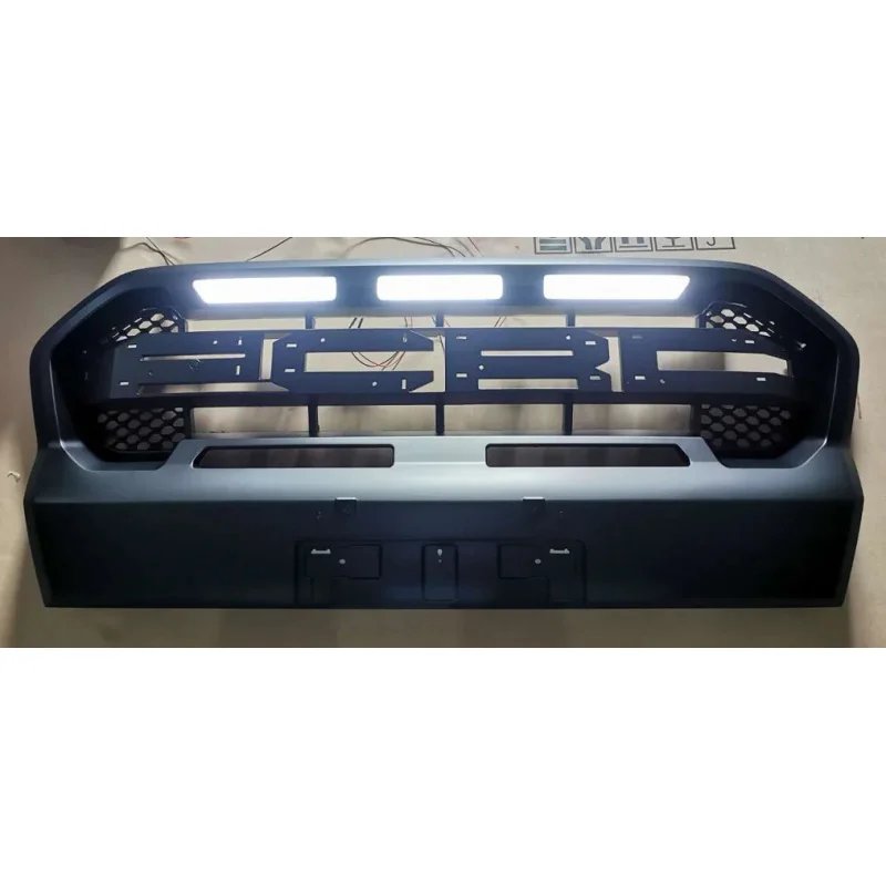 

High Quality Pickup Front Bumper Grille Exterior Upgrade Kit Fit Ranger T8 2018-2021 Compatible With High And Low Trim