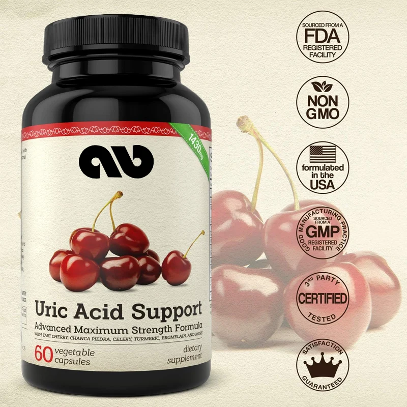 

Uric acid support formula | including sour cherry concentrate, celery seed extract+12 high-efficiency ingredients