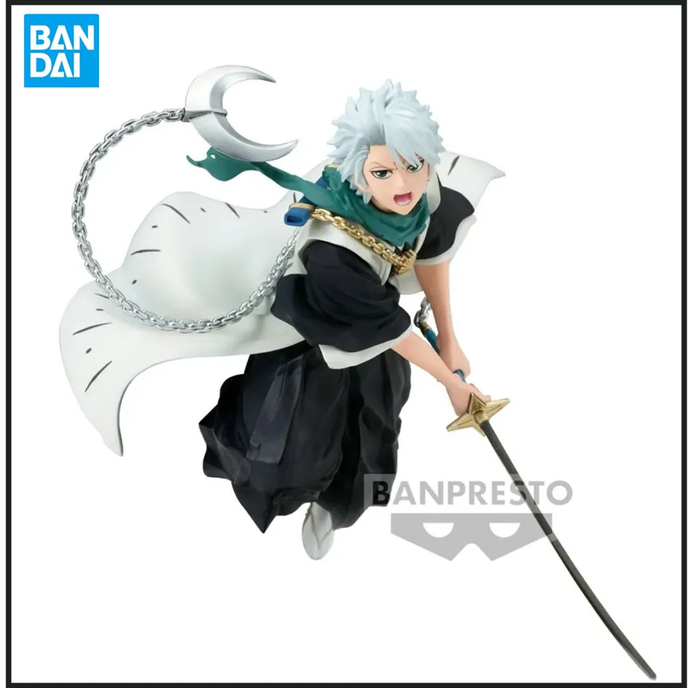 In Stock Original Anime BLEACH VIBRATION STARS-TOUSHIRO HITSUGAYA Toys PVC Action Figure Collector Bandai Model 14cm