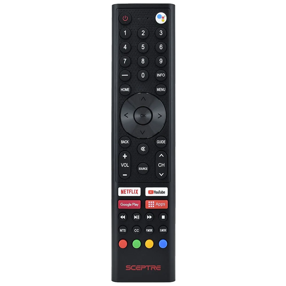 

New Voice Remote control for Sceptre Android UMC and SRC Series TV KT1946-HG 280401010470 8142026670099K A322BV-SRC A515CV-UMC