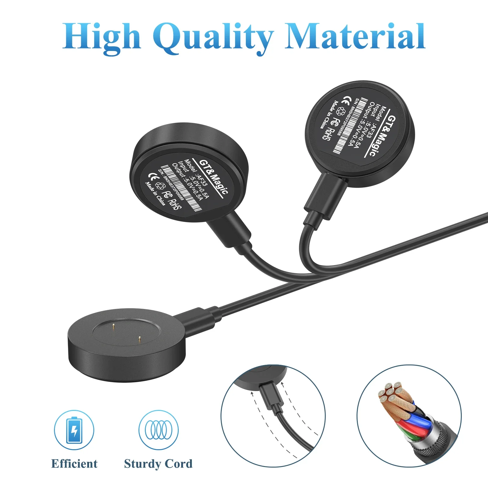 Watch Charging Single Head For Huawei Watch GT/GT2 46mm 42mm GT 2e Charging Dock For Honor Magic Watch2 46mm 42mm Charger Head