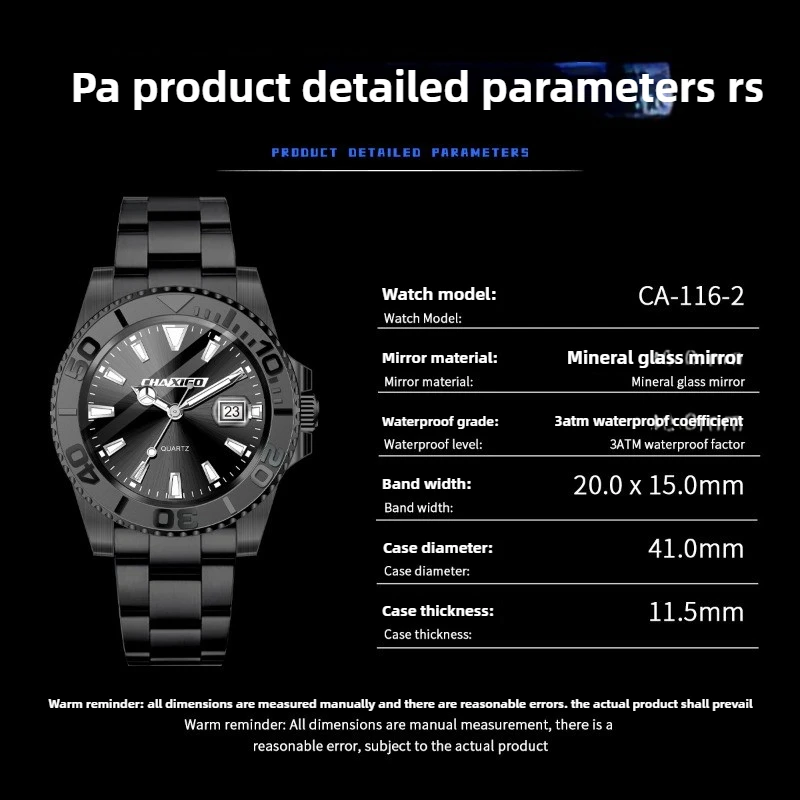 Nuovo bellissimo orologio da uomo di lusso Orologio automatico di lusso impermeabile Studente Tendenza Moda Orologio al quarzo luminoso Regalo di compleanno