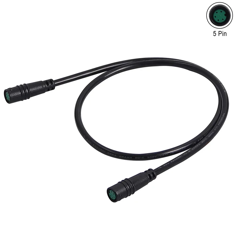 M/F Verlängerungskabel 5Pin Stecker auf Buchse Wasserdichtes Mittelmotorkabel für Bafang Display Stecker auf Stecker Kabel Elektrofahrrad – Detail 8