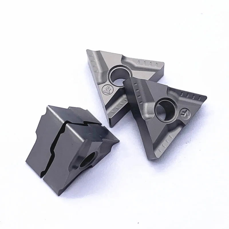 10 قطعة TNMG160404/408 R/L-VF CT3000 سيرميت الثلاثي الشق CNC تحول إدراج
