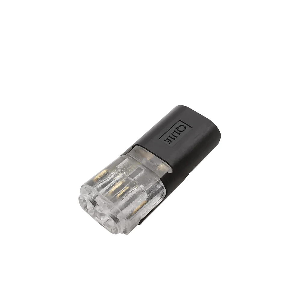 1/2/5/10Pcs 2pin Quick Pluggable Wire Connector Electrical Cable Clamp Terminal Block for LED Strip Wiring