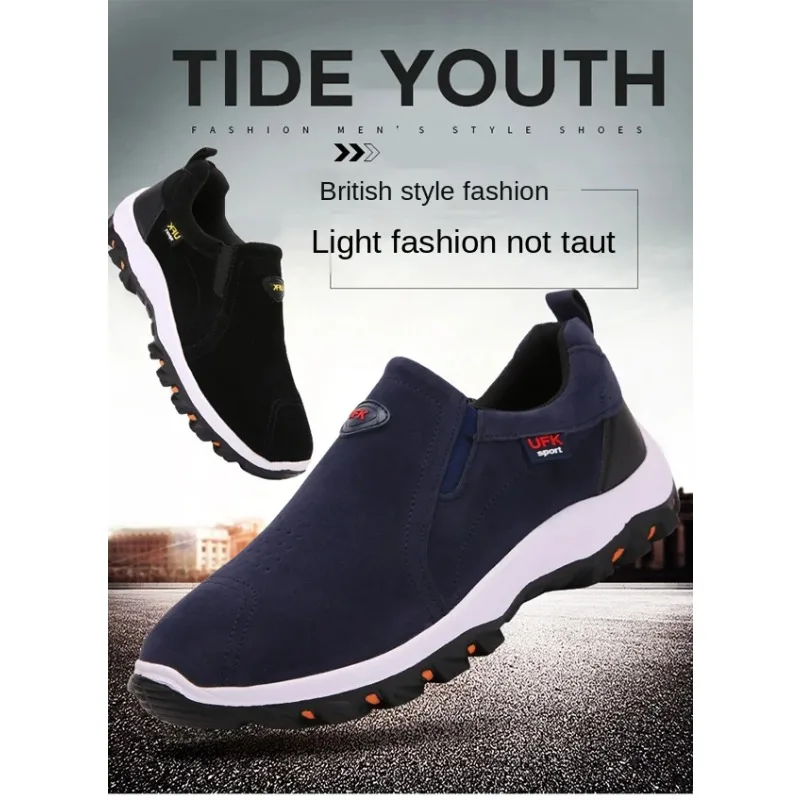 

Casual Sports Men's Shoes Non-slip Loafers Hiking Large Size 38-50 New Outdoor Hiking Camping Light Running Jogging 2026