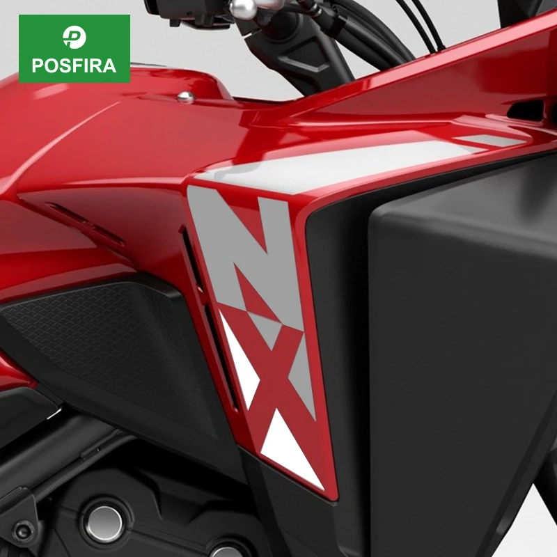 

POSFIRA Motorcycle Fairing Sticker Vinyl Decals for Honda NX 500 NX500 2024 2025 2026 Motorbike Decoration Accessories