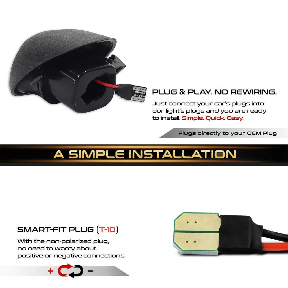 أضواء رقم لوحة الترخيص الخلفية LED للسيارة خالية من الأخطاء لسيارة شيفروليه بليزر S10 لاقط لجيم سي جيمي سونوما لـ Oldsmobile Bravada