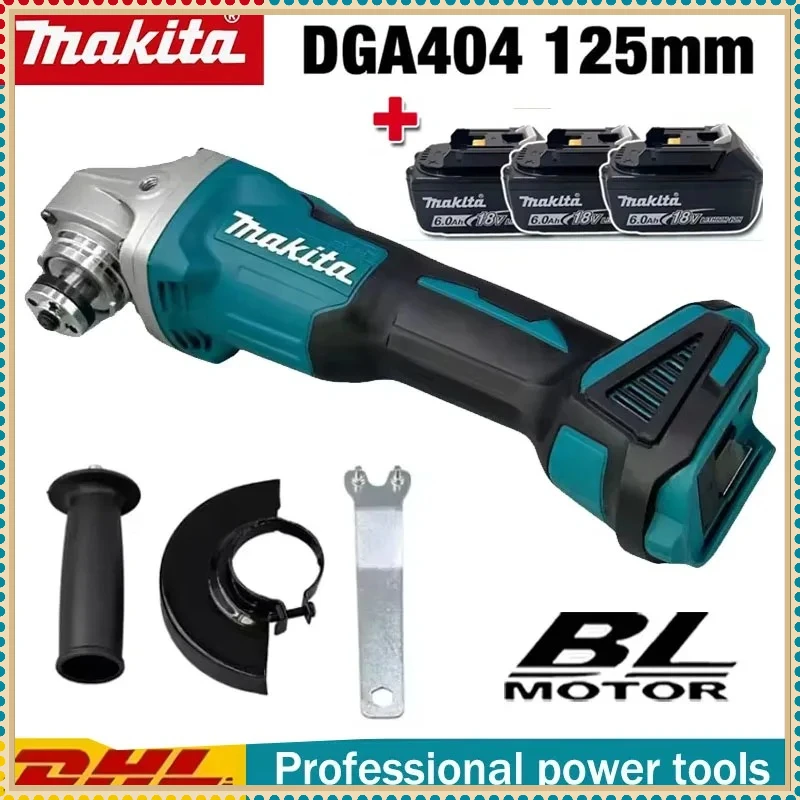

Makita DGA404 Brushless Electric Angle Grinder 100MM Metal Wood Power Tool Grinder Cordless Grinding Polishing Cutting Machine