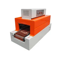 BS-260Heat Shrinkable Film Automatic Packaging Machine Heat Shrinking Machine Solid State Temperature Controlled Steel Bar Chain