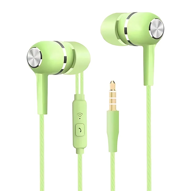 3.5mm HIFI Heavy Bass In-Ear Headphones with Mic image