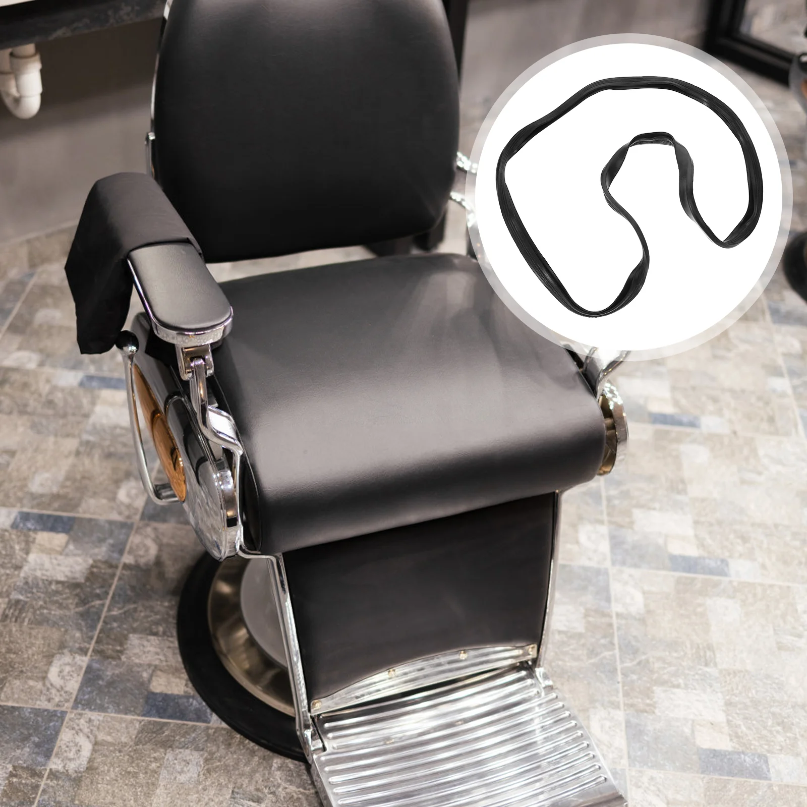 Barber Chair Rubber Band Salon Ring Chairs Base Seat Gasket Protector Chassis Hairdressing Floor Protectors for