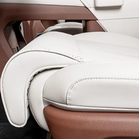 For Tesla Model 3 Y Leather Non-Slip Car Seat Cover Extended Cushion with Leg Rest Driver Memory Foam Leg Cushion Pad Cover