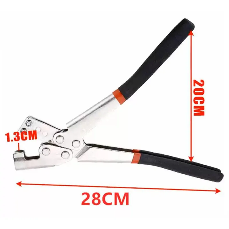 1PC 11-inch Keel Stud Joiner Crimper Pliers Drywall Stud Crimper for Light Steel Wire Hand Tool