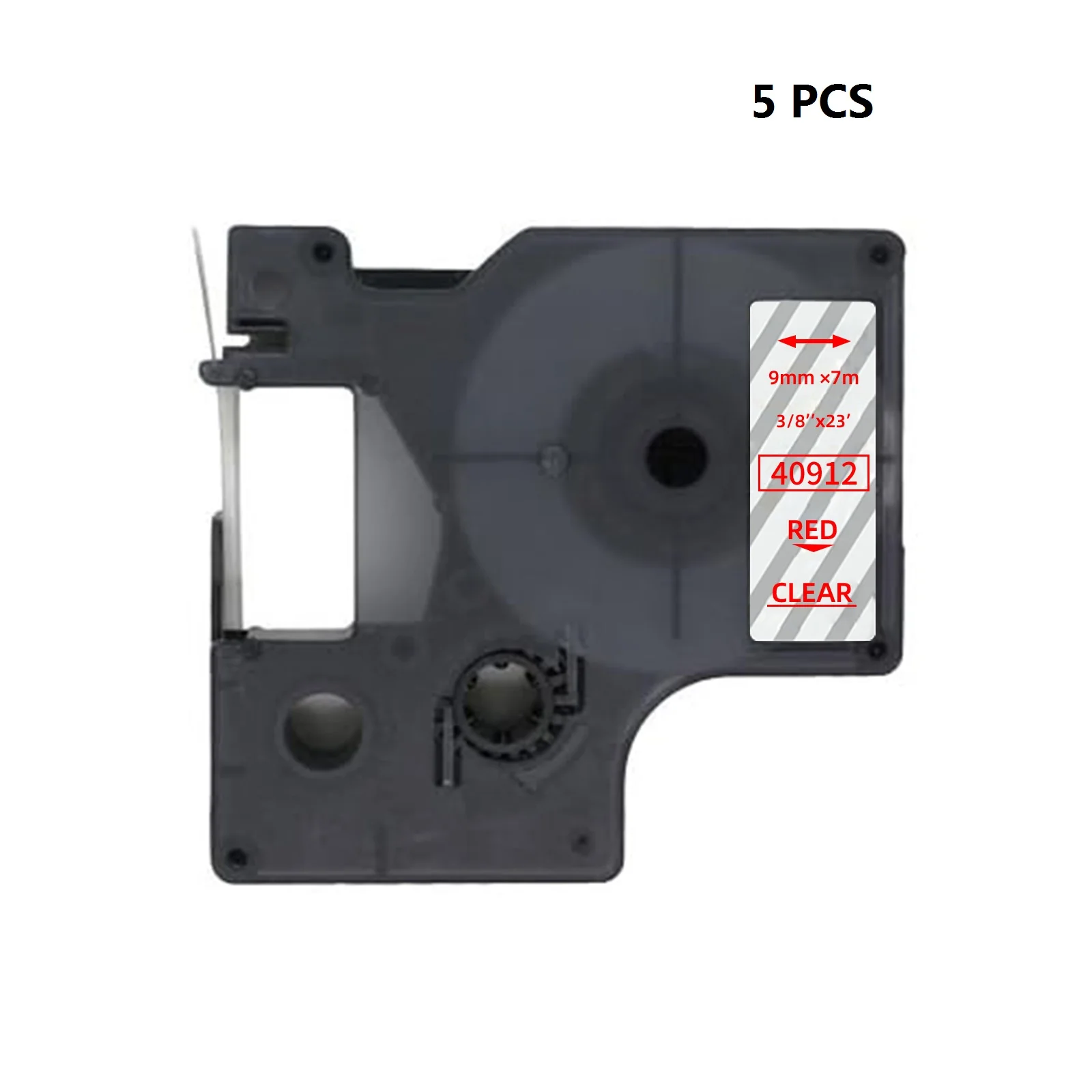 5-pcs-premium-quality-compatible-d1-series-9mm-x-7m-thermal-transfer-ribbon-label-tape-for-dymo-labelmanager-160-280-printer