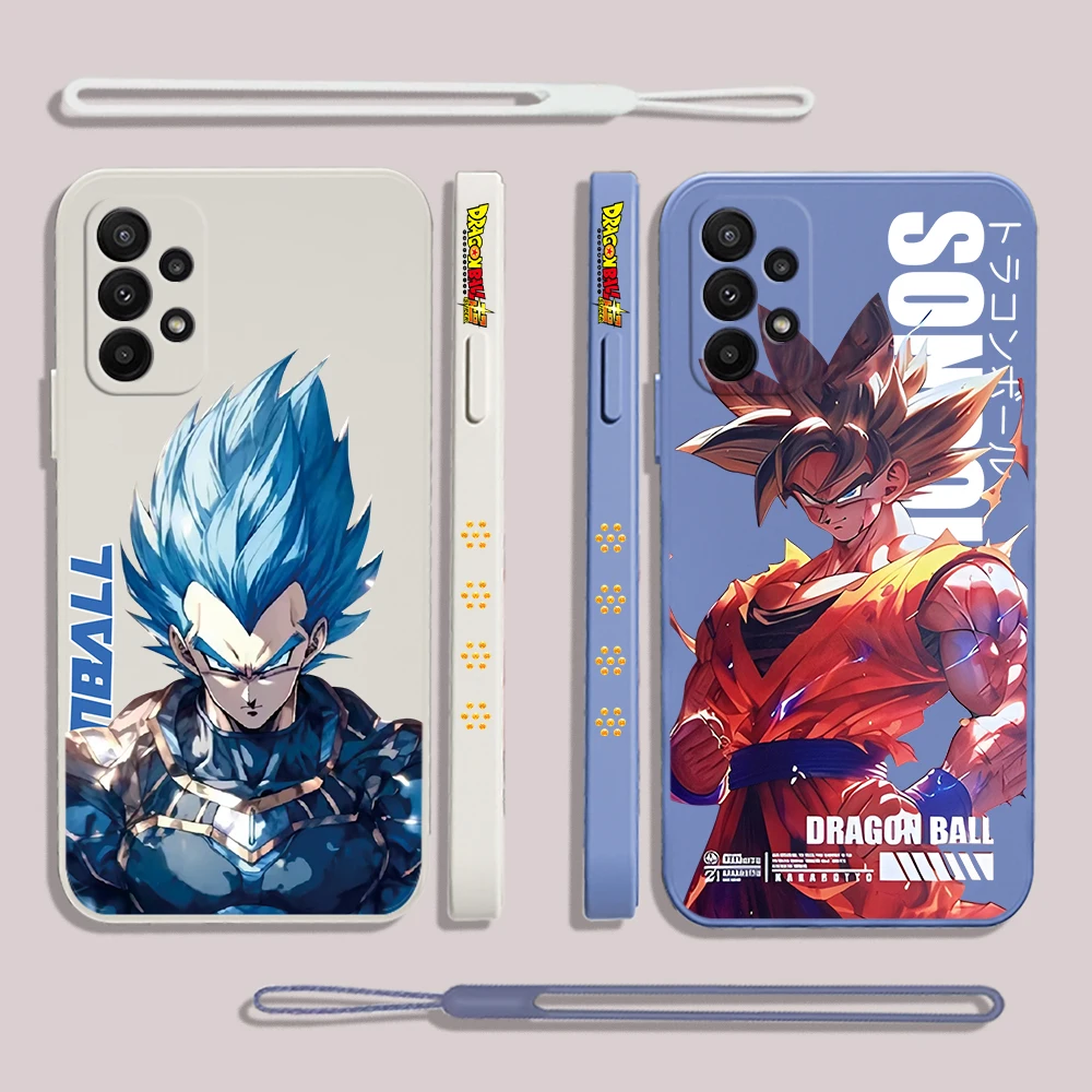 Hot Anime Dragons Balls Case For Huawei P50 P40 P30 P20 Nova 9 9SE 8i Mate 40 30 20 Pro Lite P Smart 2021 Cover With Hand Strap