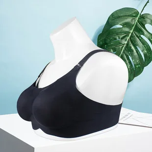 Seios falsos de silicone manequim redondo masculino seios falsos cd cross-dressing seios próteses, seios pequenos ampliar grande