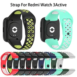Watch Strap For Redmi Watch 3 Active,Adjustable Silicone Watchband For Redmi Watch3 Active Replacement Bracelet Accessory Correa