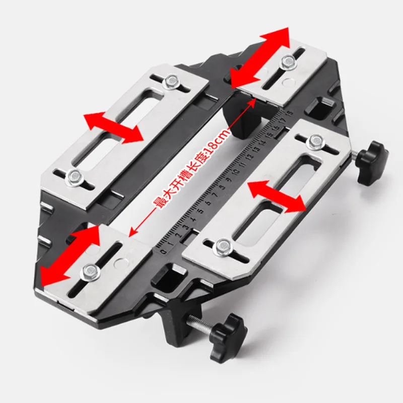 Door Hinge Mortising Jig, Hinge Locator and Router Template for Wood Door Installation, Professional Carpentry Tool