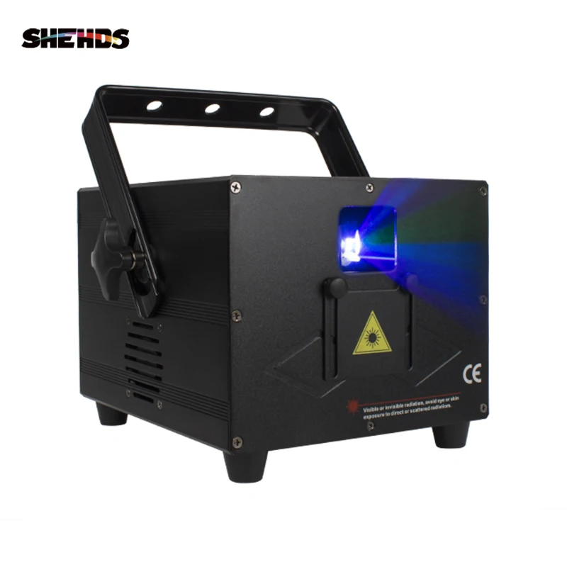 SHEHDS 3000mw RGB Animation Scanning  Light 30KPPS Stage Lighting ILDA Full Color For Party Wedding Bar Club DMX512