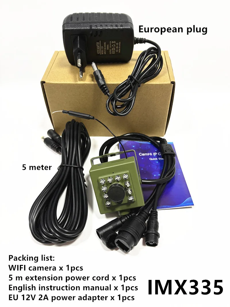 Vogels kijken Camera Draadloos Wild Wifi Vogelnest Groene Box Kit 5M Draad Nachtzicht 5MP 2MP P2P Audio Mini IPC In de vogelkooi
