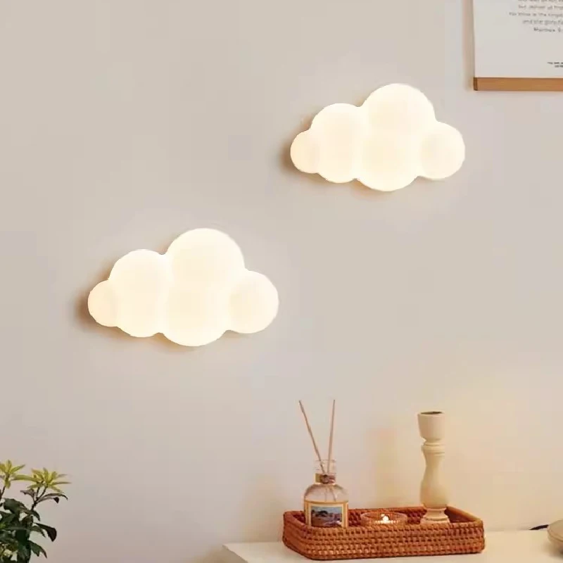 nuvem lampadas led para quarto das criancas abajur minimalista moderno menino menina quarto bercario sala de juventude decoracao branco 01