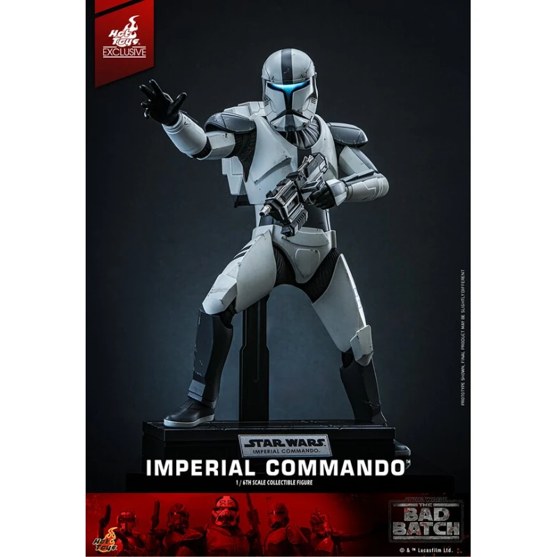 In Stock HotToys TMS128 Star Wars Imperial Commando Clone Trooper 1/6 Animation Action Figure Toy Gift Model Collection Hobby