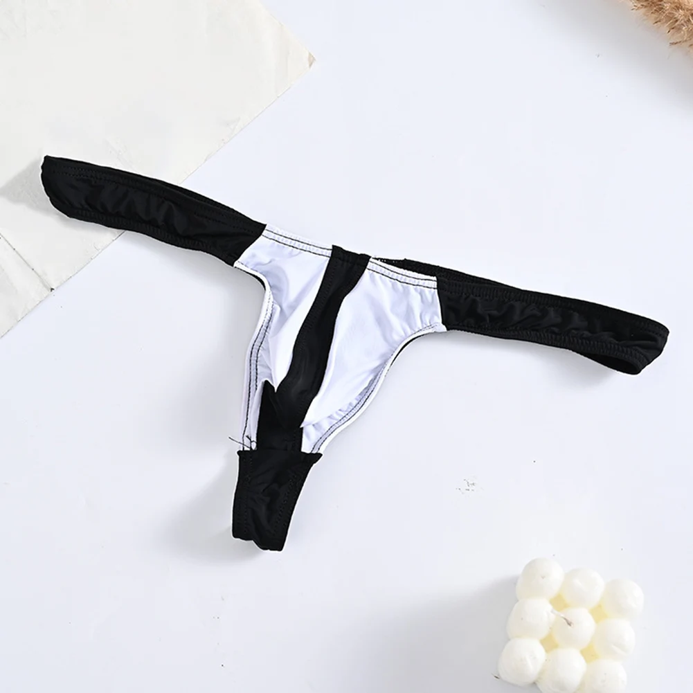 

Men's Sexy Ultra Thin Straps Panties G String Thong Seamless Lingerie Jockstrap U Bag Underpants T Back Men Bikini Tong