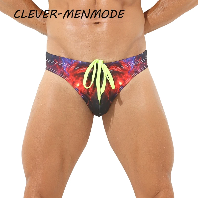 Herren Sexy Sommer Strand Bikini Badeanzug Europäisch Amerikanisch Mode Bikini Bedruckt Badeslip Strand Surf Shorts Strandbekleidung – Detail 4