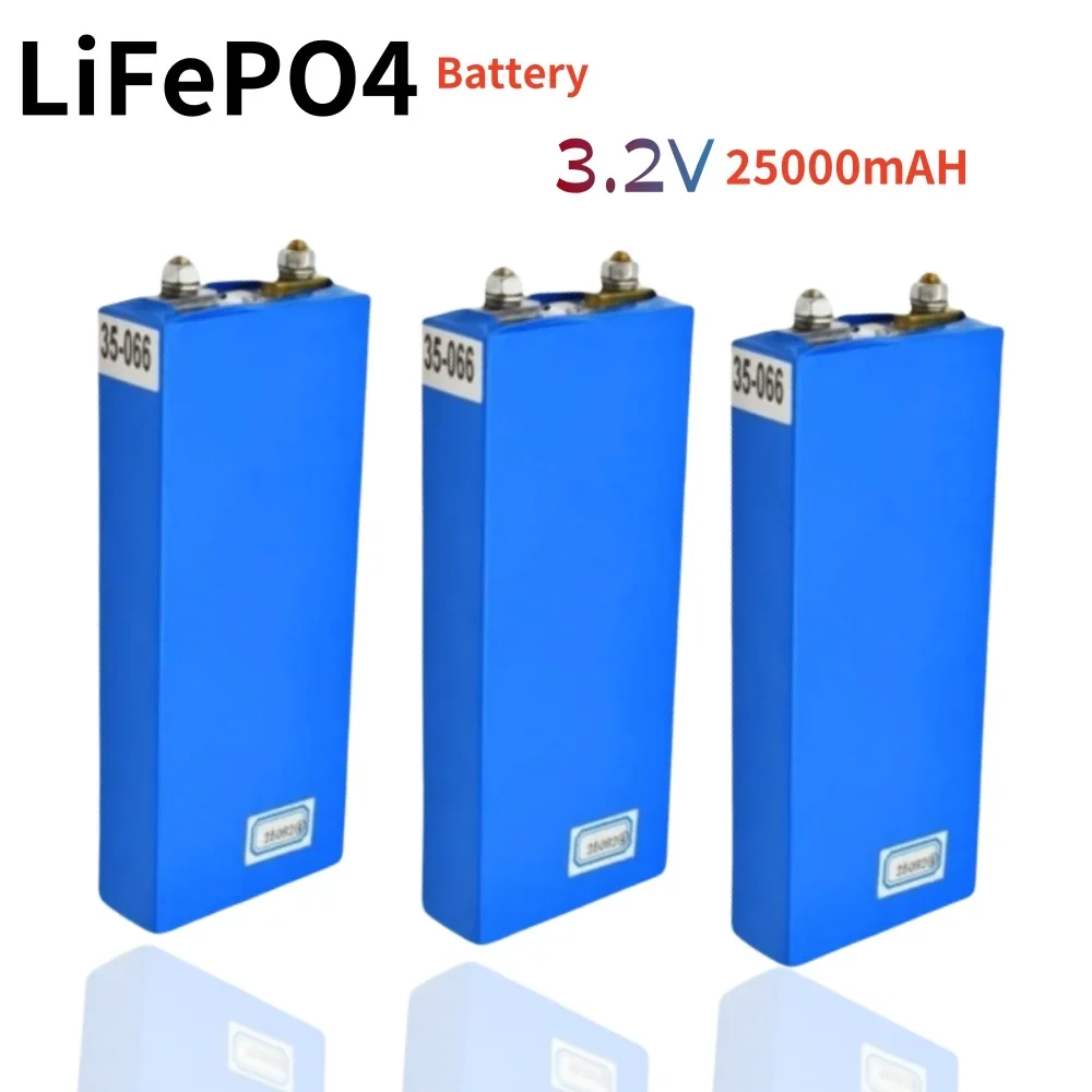 3.2V 25AH 5C LiFePo4 power supply lithium battery 12V 24V RV, camping, drone, robot, golf cart, outdoor, battery assembly, etc