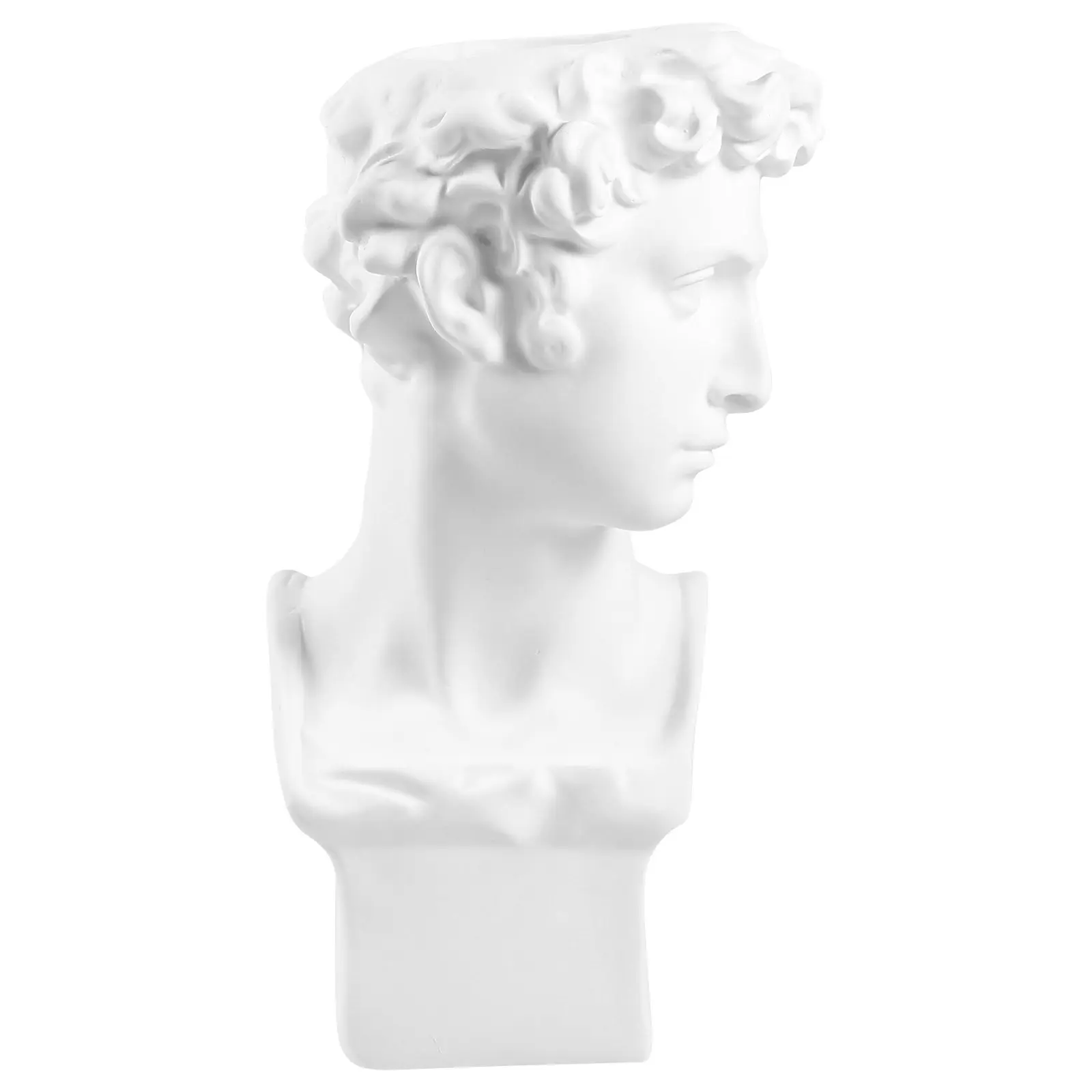 1Pcs Human Sculpture Vase Resin Head Planter Imitation Plaster Succulent Planter Artistic Desktop Decor Patio Garden Table Home