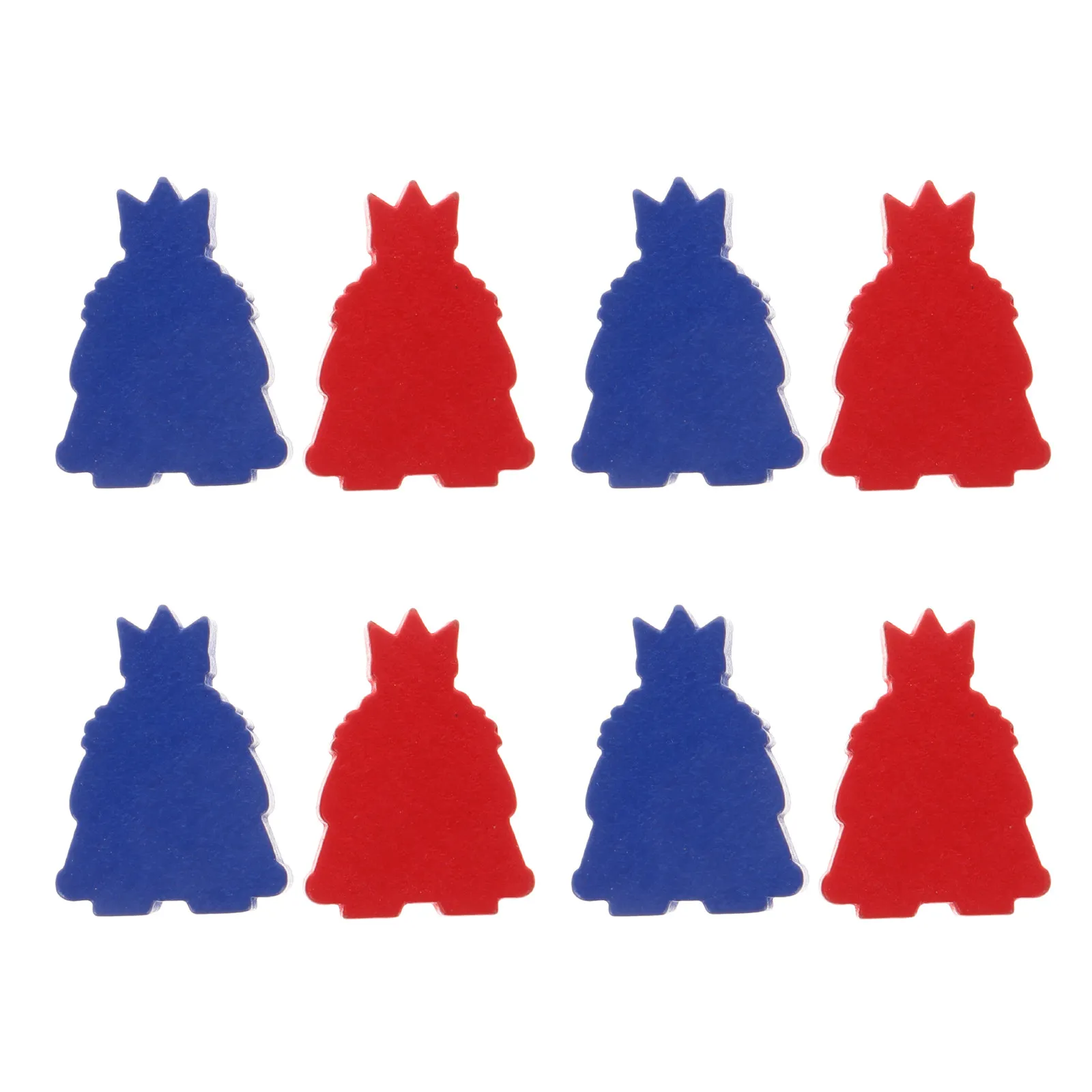 

8Pcs Wooden Game Pieces for Board Games Elegant Smooth Finish Chess Pawns Tabletop Game Accessories Replacement Chess Pieces