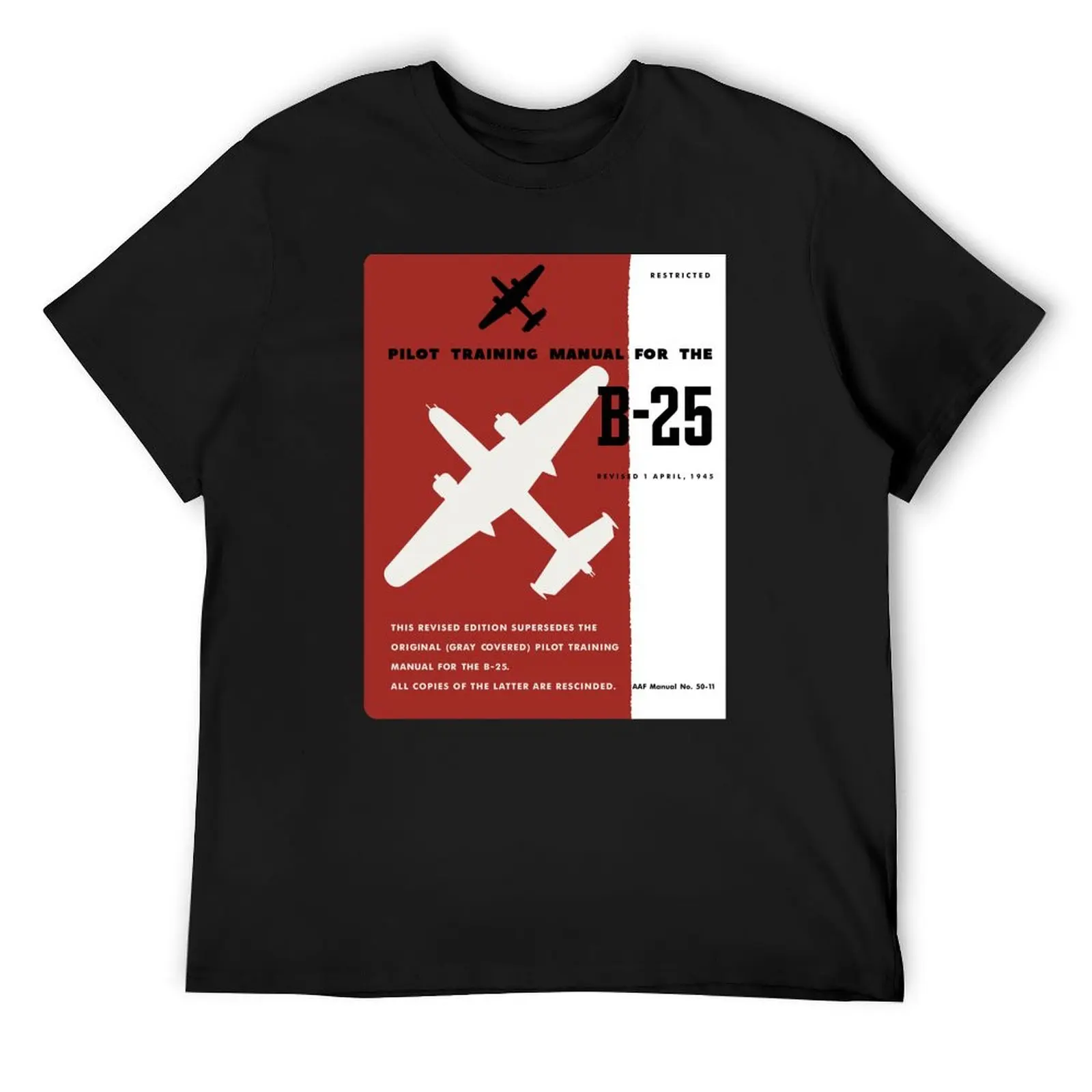 North American B-25 Mitchell (1945) T-Shirt oversized graphic tee Blouse summer top compression shirt men