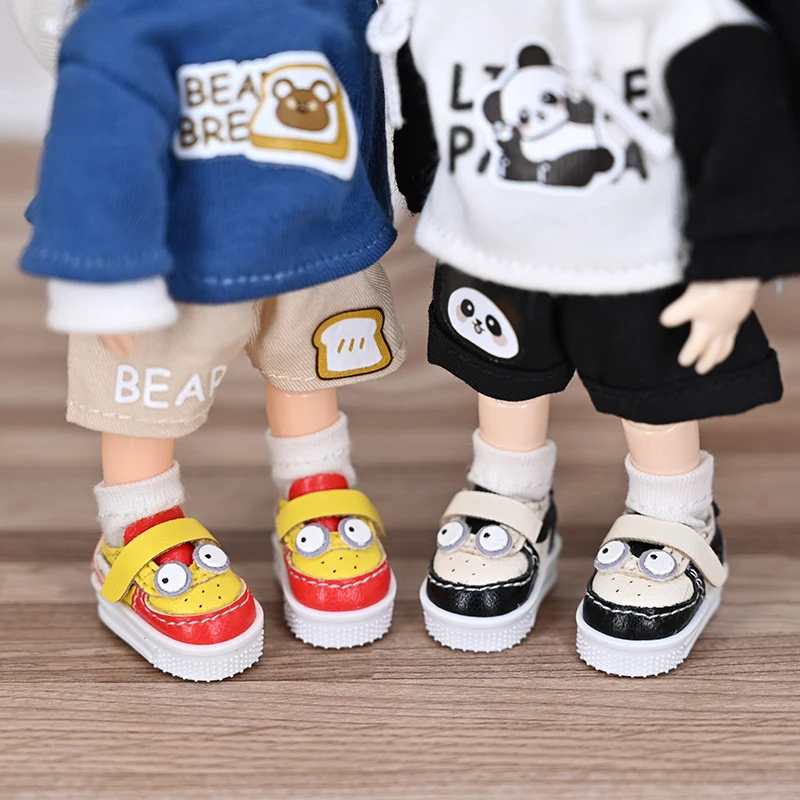 ob11 Shoes 1/12bjd Fashion Doll Clothes obitsu Macaron Color gsc Plain Body Molly Cute Board shoes ymy p9 sneakers