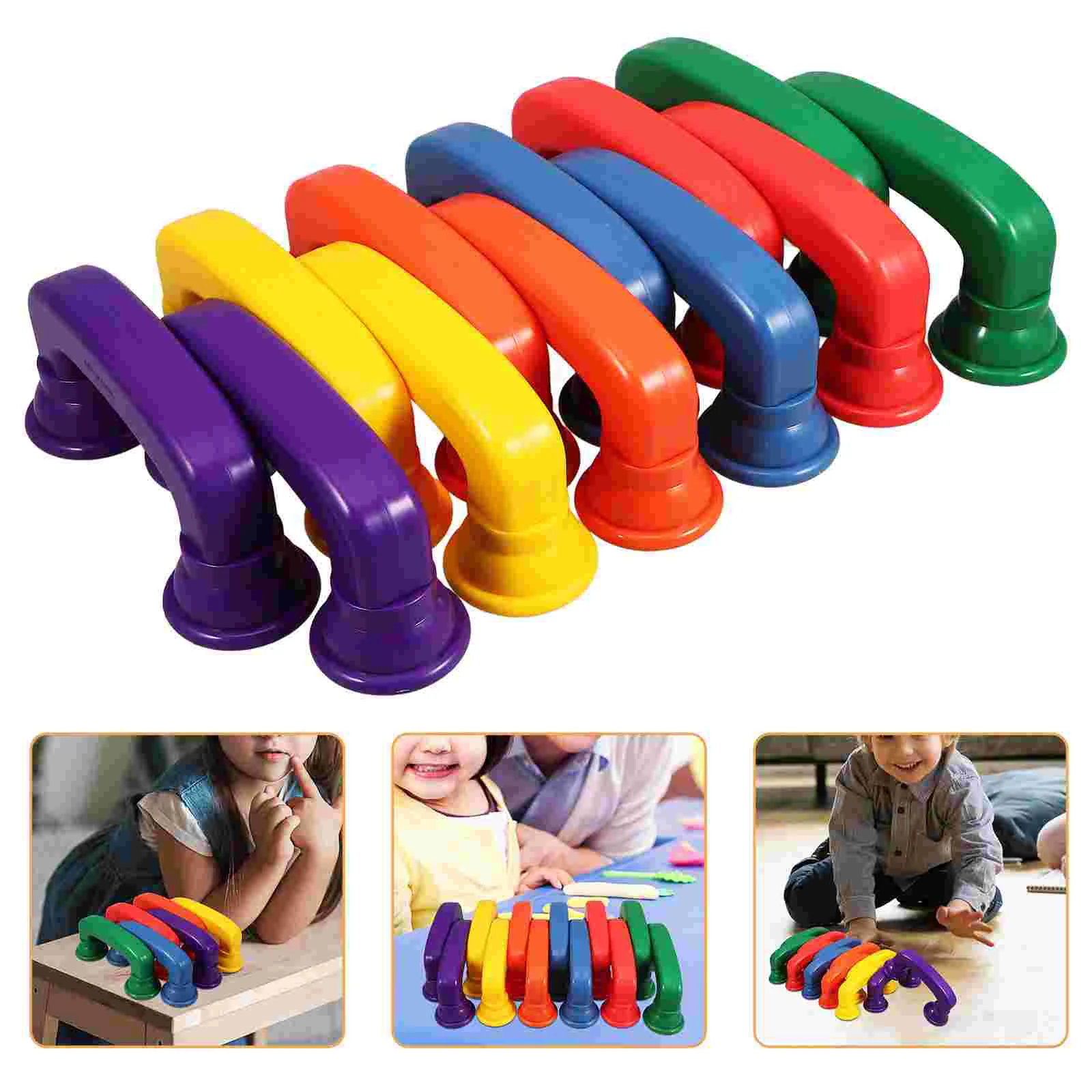 12 Pcs Earpiece Toy Toddler Educational Vocalize Early Abs Whisper Phone Reading Phones