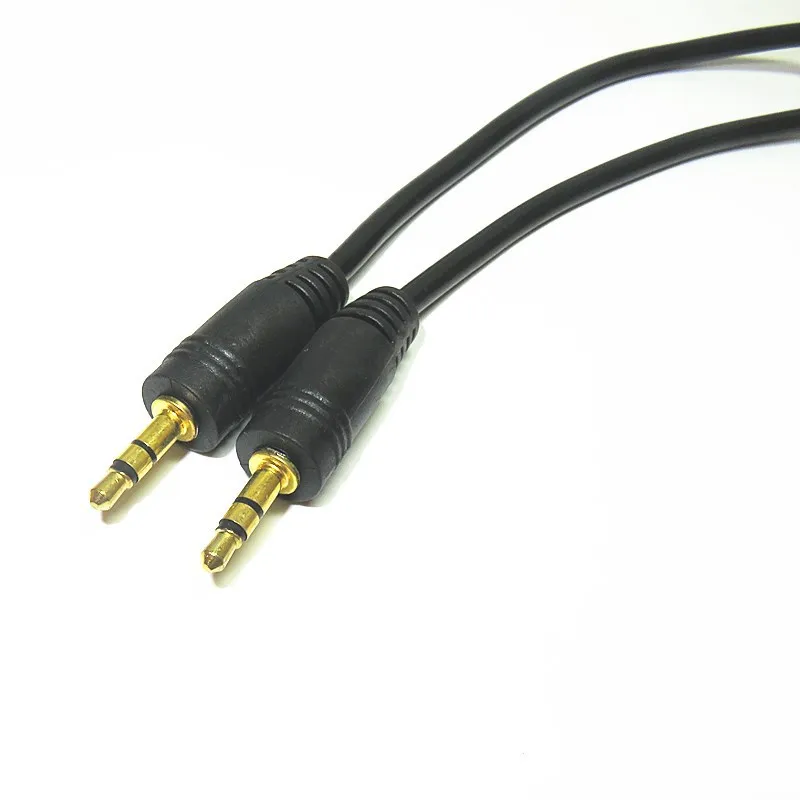 New Aux Cable 3.5mm To 3.5 Mm Jack Audio  Thread Bradied Male   Stereo Auxiliary Cord for Phone Car Speaker