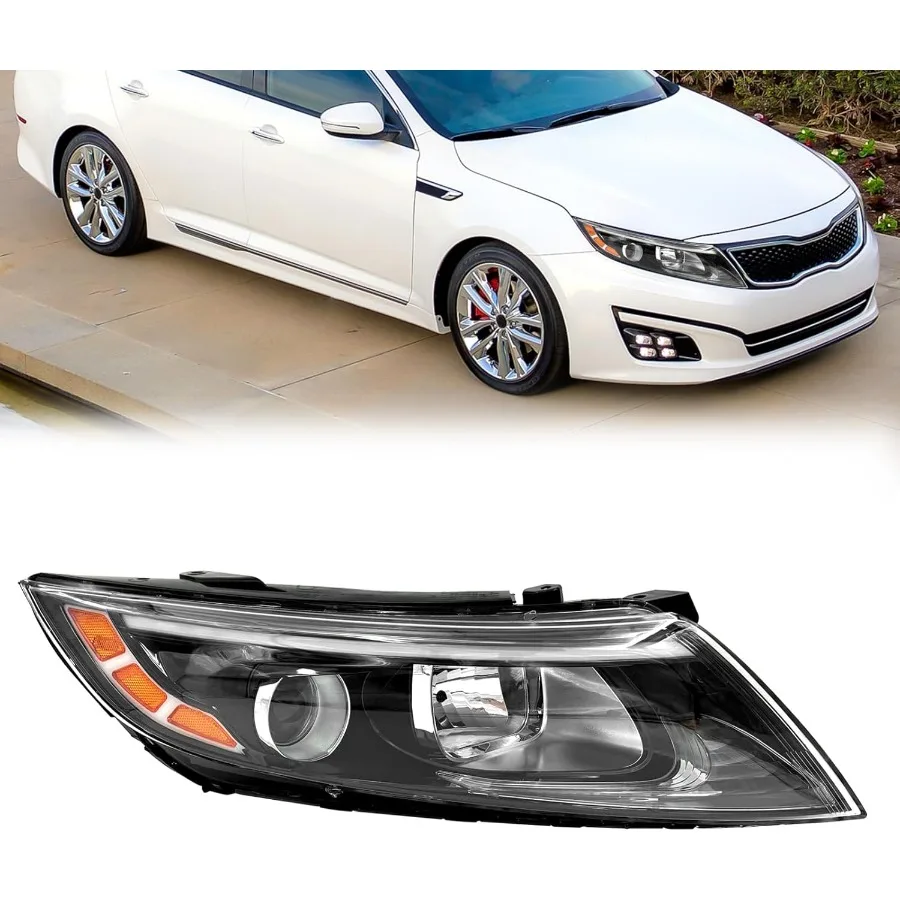 

Фара в сборе, совместимая с галогенными фарами Kia Optima 2014, 2015, сменная фара для правого P.