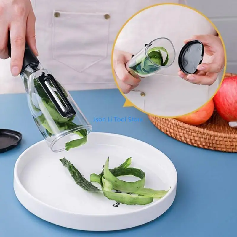 

Y08D Multifunctional Durable Peeler with Storage Box Potato Peelers for Fruit