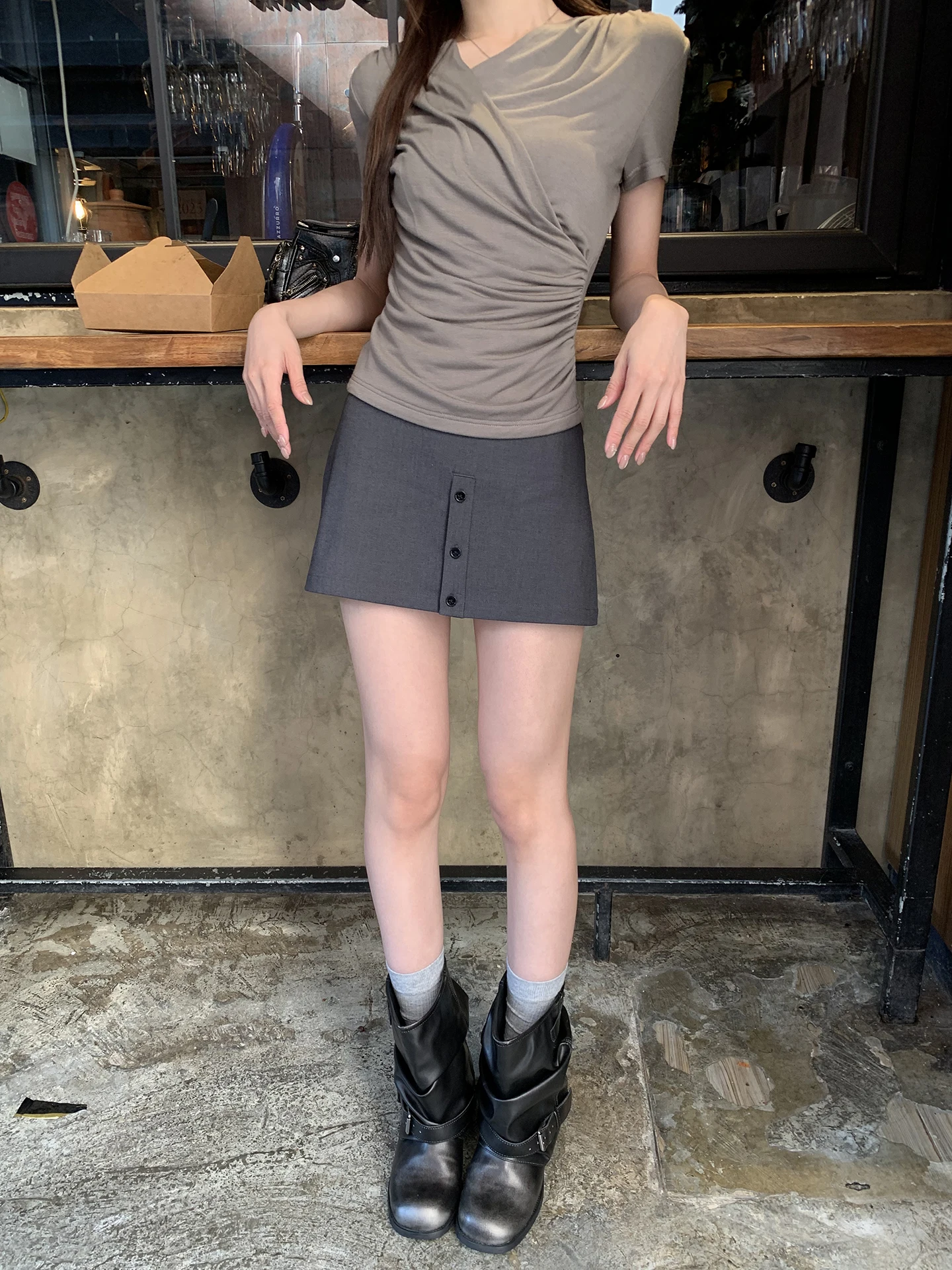 

Женская летняя короткая юбка А-силуэта с низкой талией, повседневная, из полиэстера, для стройности фигуры